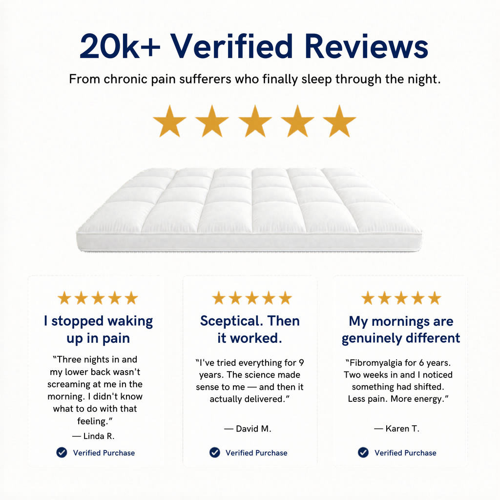 WestMonth™ - Pressure Shield 1000GSM Mattress Topper