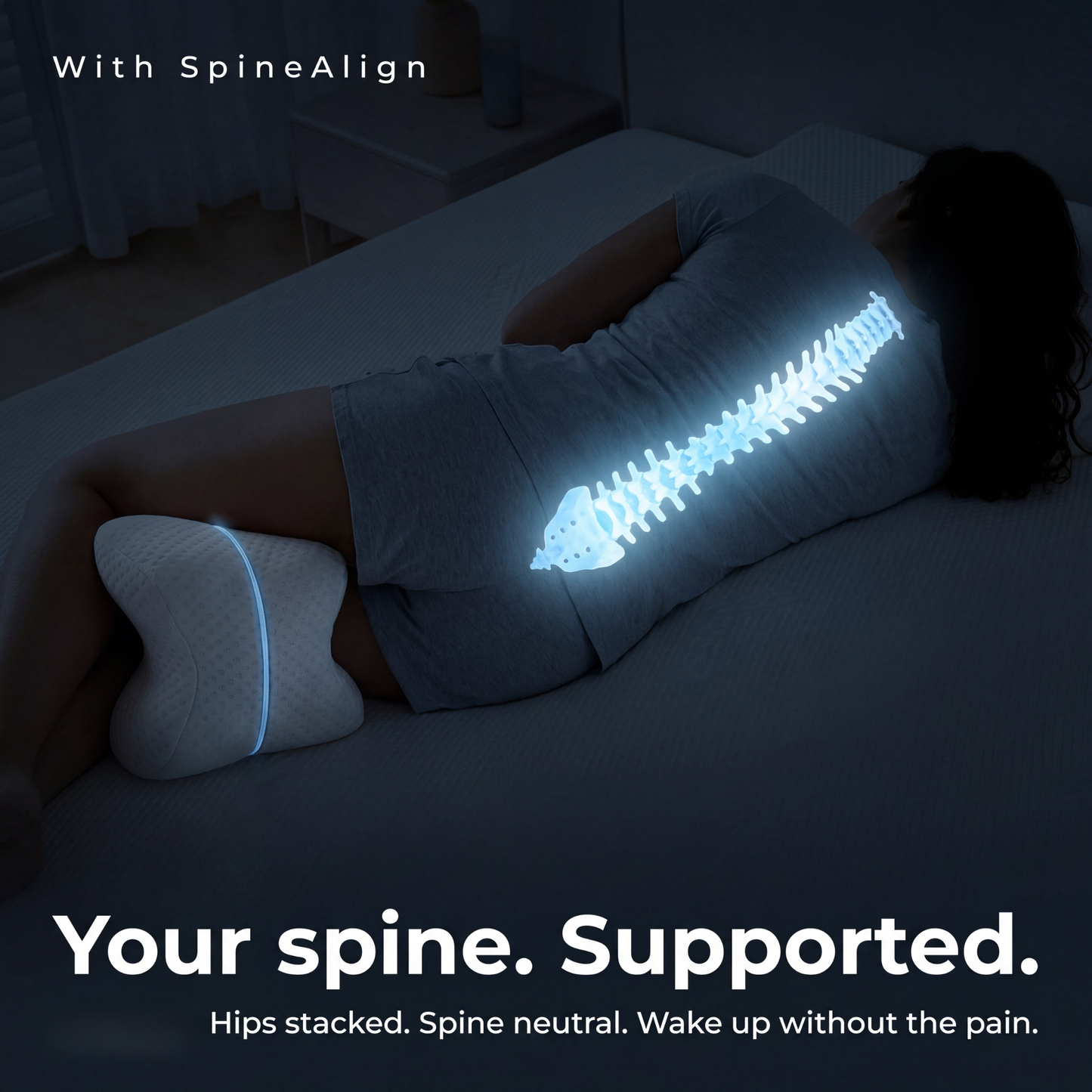 WestMonth™ — SpineAlign Sleep Knee Pillow