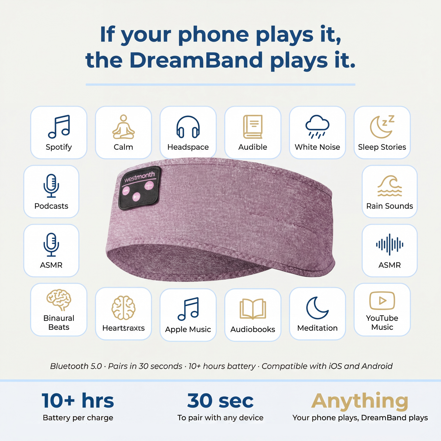 WestMonth™ — DreamBand Sleep Headband